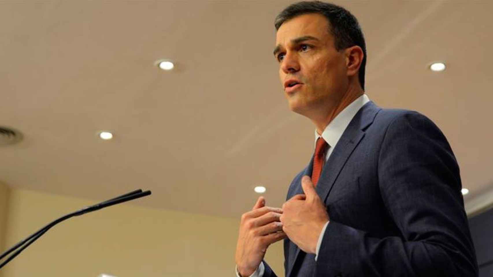 Pedro Sánchez, secretario general del PSOE.