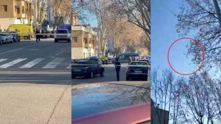 Tres imágenes del despliegue policial para detener al hombre atrincherado por el tiroteo en la Rambla Prim de Barcelona / CG