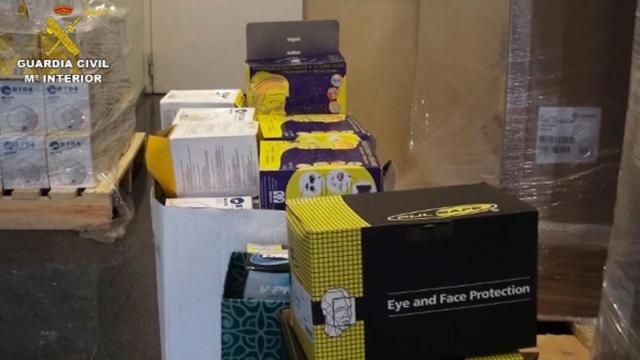 Mascarillas que ha requisado la Guardia Civil / GUARDIA CIVIL