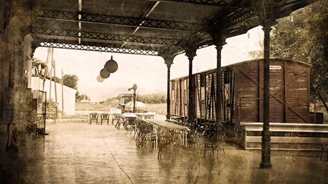 Fotografía de la antigua estación de Cabra / CABRA EN EL RECUERDO
