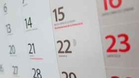 Imagen de un calendario laboral / EP