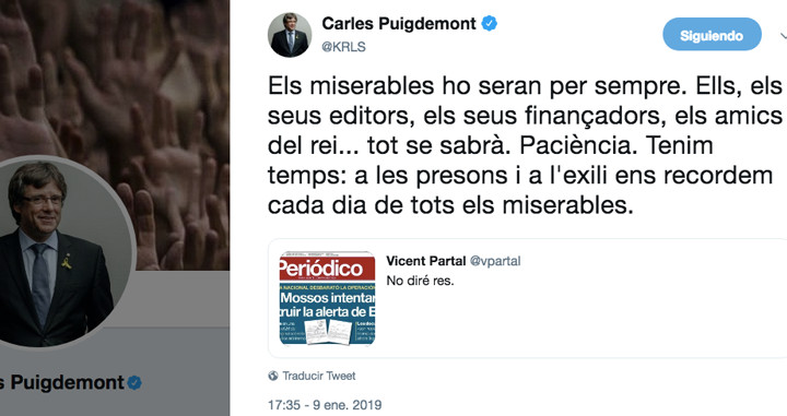 tuit puigdemont