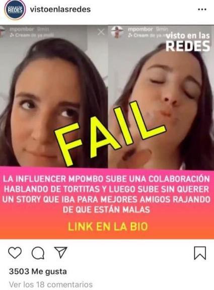 Las redes descubrieron el error de Marta Pombo al lanzar un vídeo en el que critica el producto que recomendaba