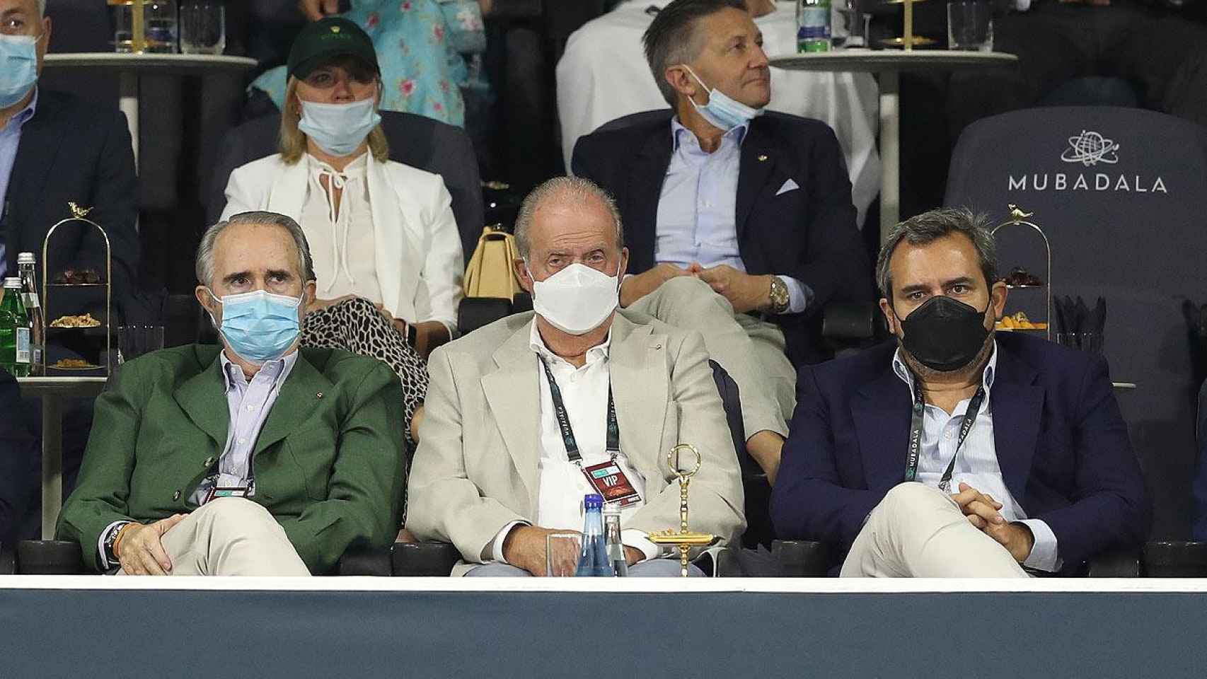 El rey Juan Carlos I en un partido de tenis / EFE