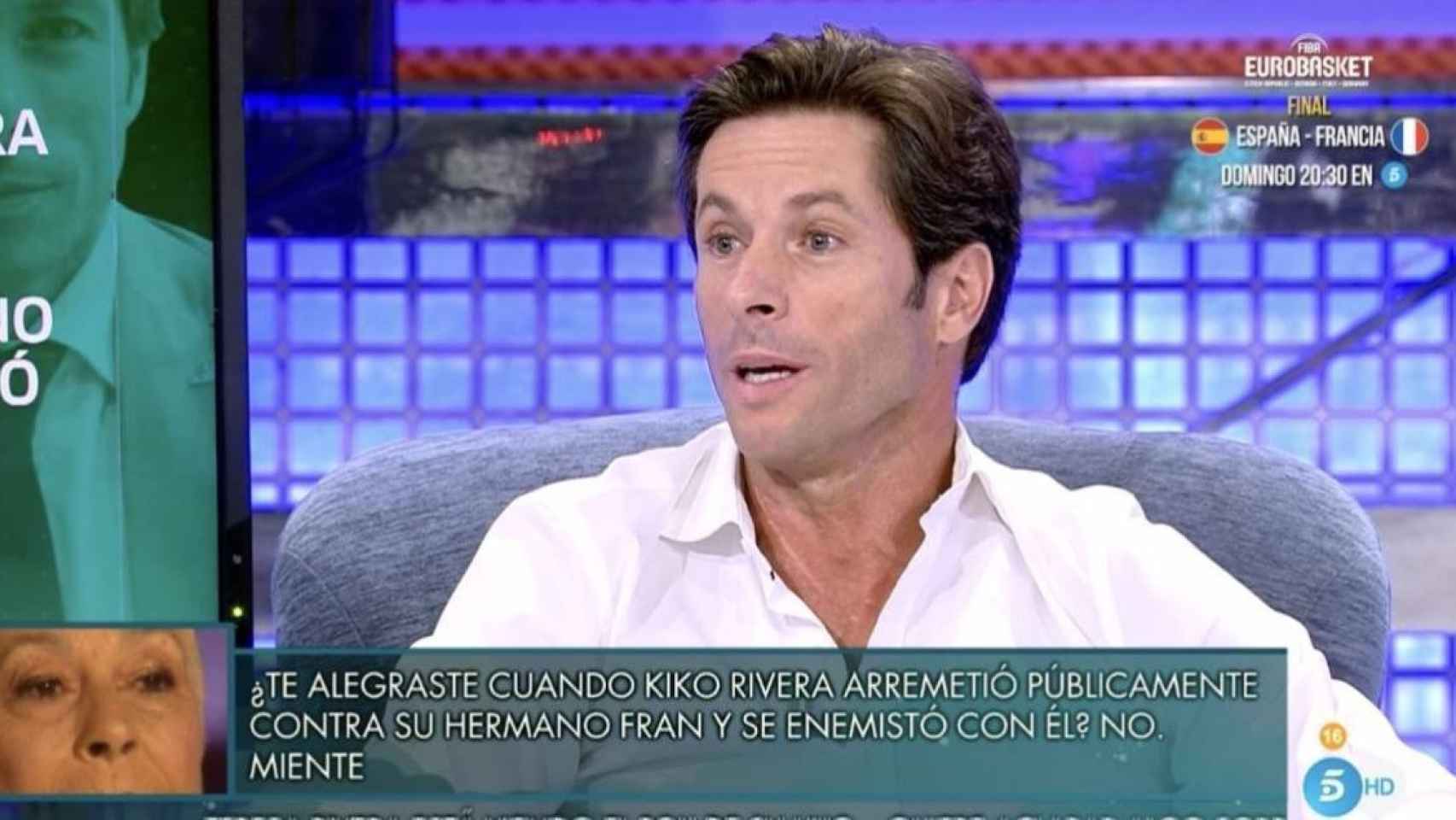 José Antonio Canales Rivera en el 'Deluxe' / MEDIASET