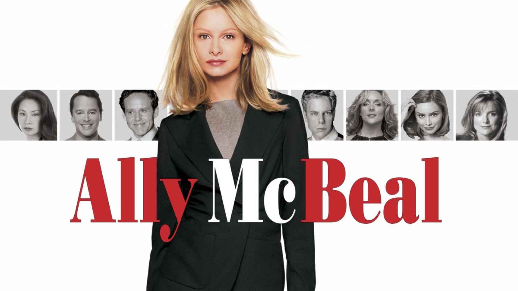 Calista Flockhart y los protagonistas de 'Ally McBeal' / DISNEY