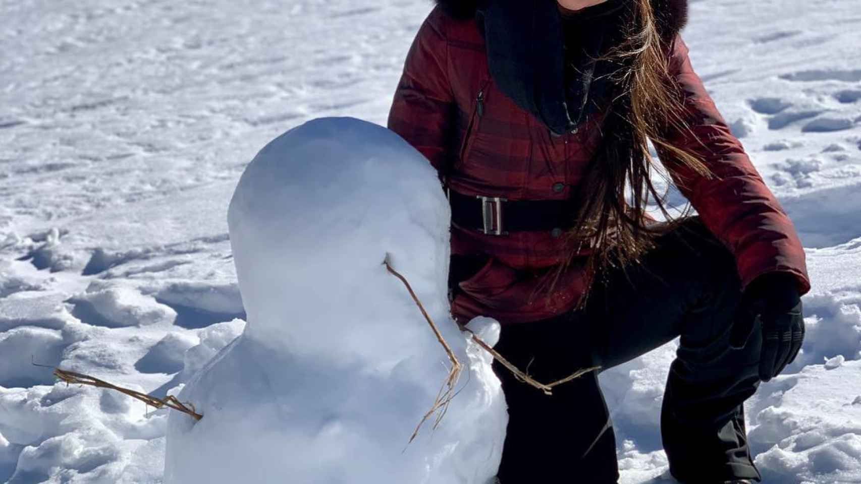 Aine Coutinho en la nieve / INSTAGRAM