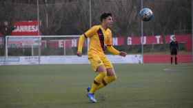 Una imagen de Marc Jurado con el Cadete A del Barça /REDES