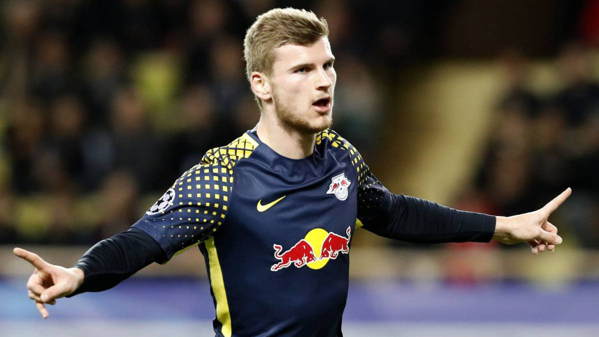 Timo Werner celebrando un gol con el RB Leipzig / EFE