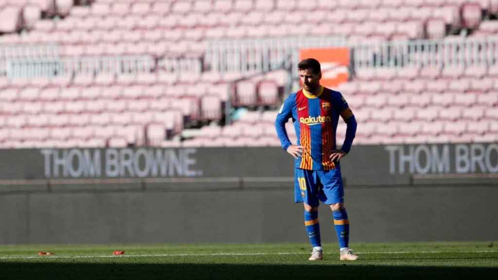 Leo Messi, en un partido con el Barça / EFE