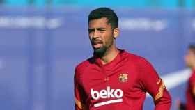 Matheus Fernandes en un entrenamiento con el Barça / FCB