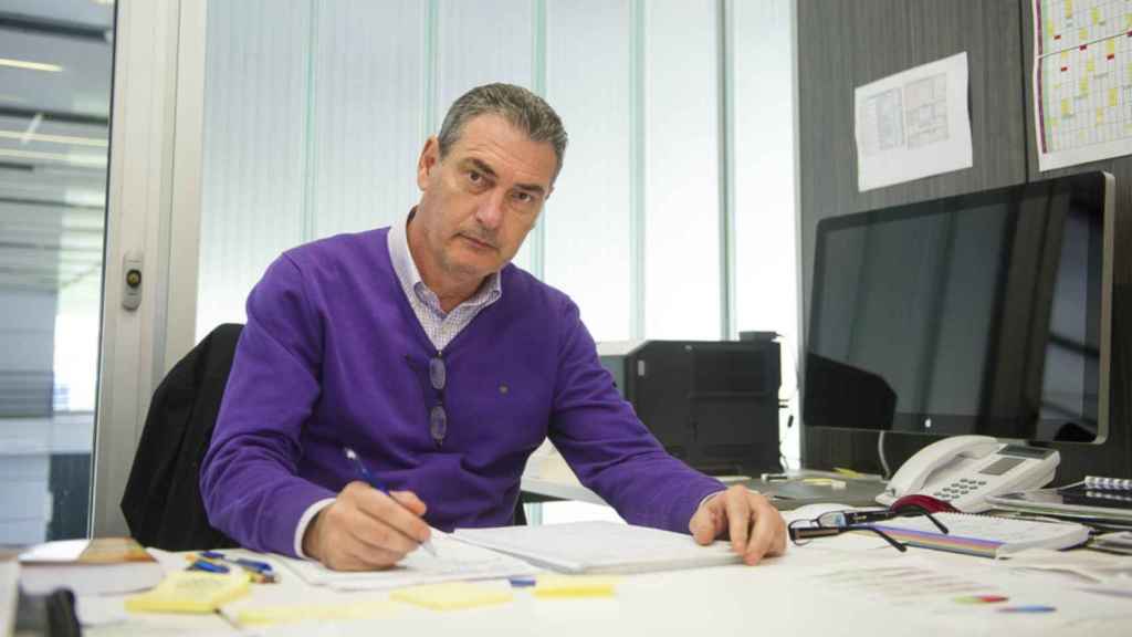 Pep Segura en su despacho en Can Barça / EFE