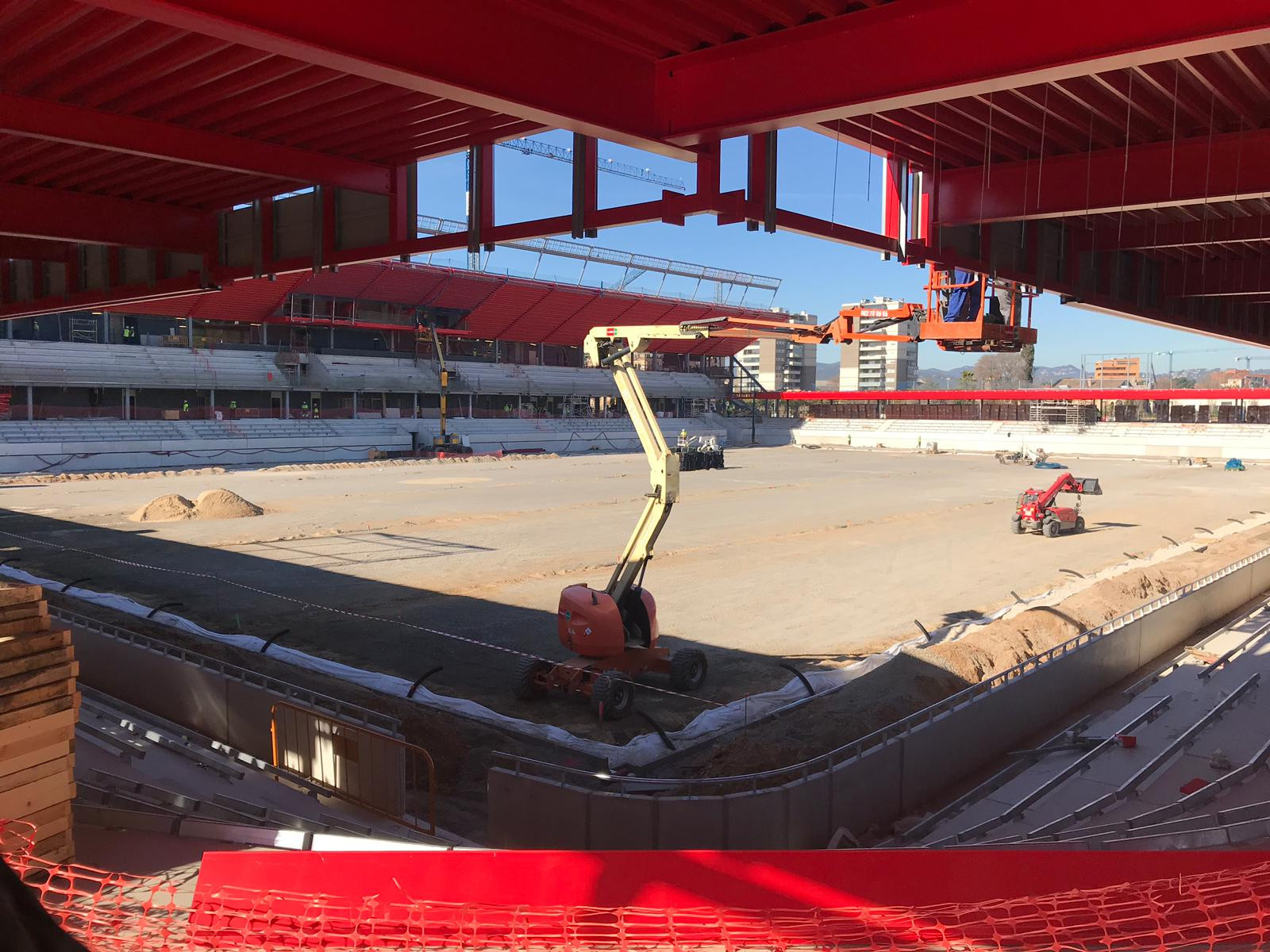 Así avanzan las obras del Estadi Johan Cruyff / CULEMANÍA