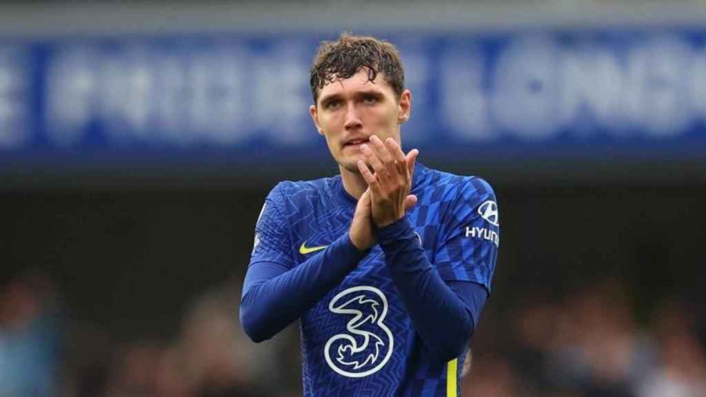 Andreas Christensen en un partido con el Chelsea / EFE