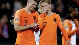 Una foto de Matthijs De Ligt y Frenkie De Jong con Holanda / EFE