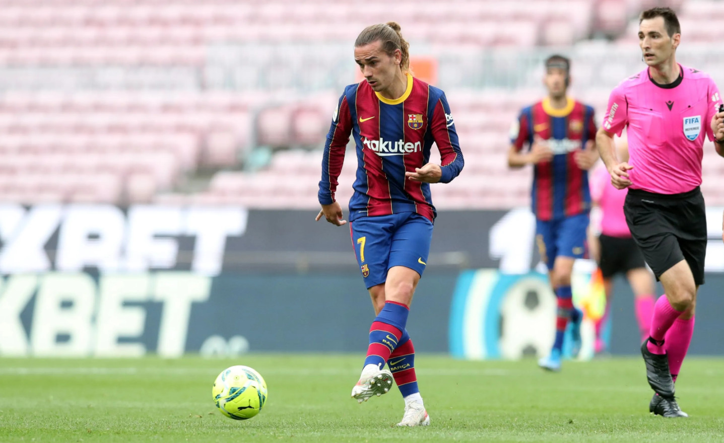 Griezmann jugando contra el Celta de Vigo / FC Barcelona