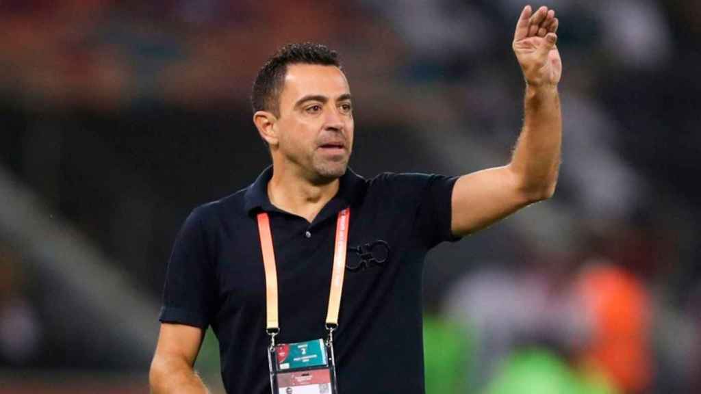 Xavi Hernández en un partido con el Al-Sadd / EFE