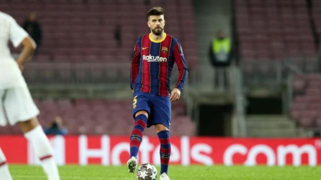Gerard Piqué regresó ante el PSG al Camp Nou / FCB