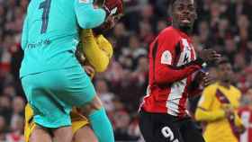 Ter Stegen frente al Athletic / EFE