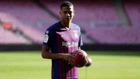 Todibo en su llegada al Barça/ Twitter