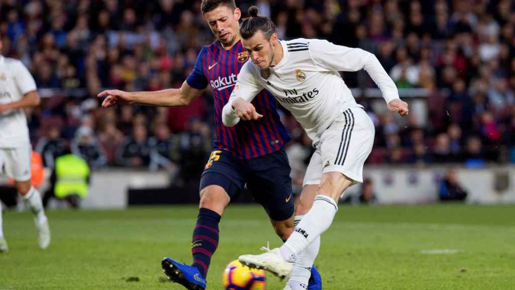 Una foto de Clément Lenglet contra el Real Madrid / EFE