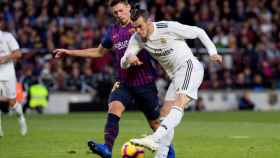 Una foto de Clément Lenglet contra el Real Madrid / EFE