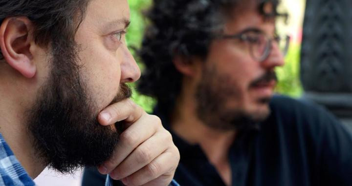 Emilio Sánchez Mediavilla y Alberto Sáez, socios de Libros del K.O. / YOLANDA CARDO