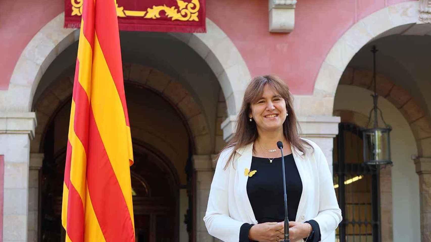 Laura Borràs, en una imagen de su etapa como presidenta del Parlament de Cataluña