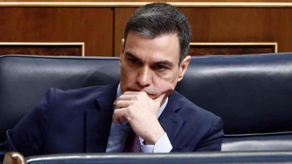 El presidente del Gobierno, Pedro Sánchez, en el Congreso de los Diputados / EFE