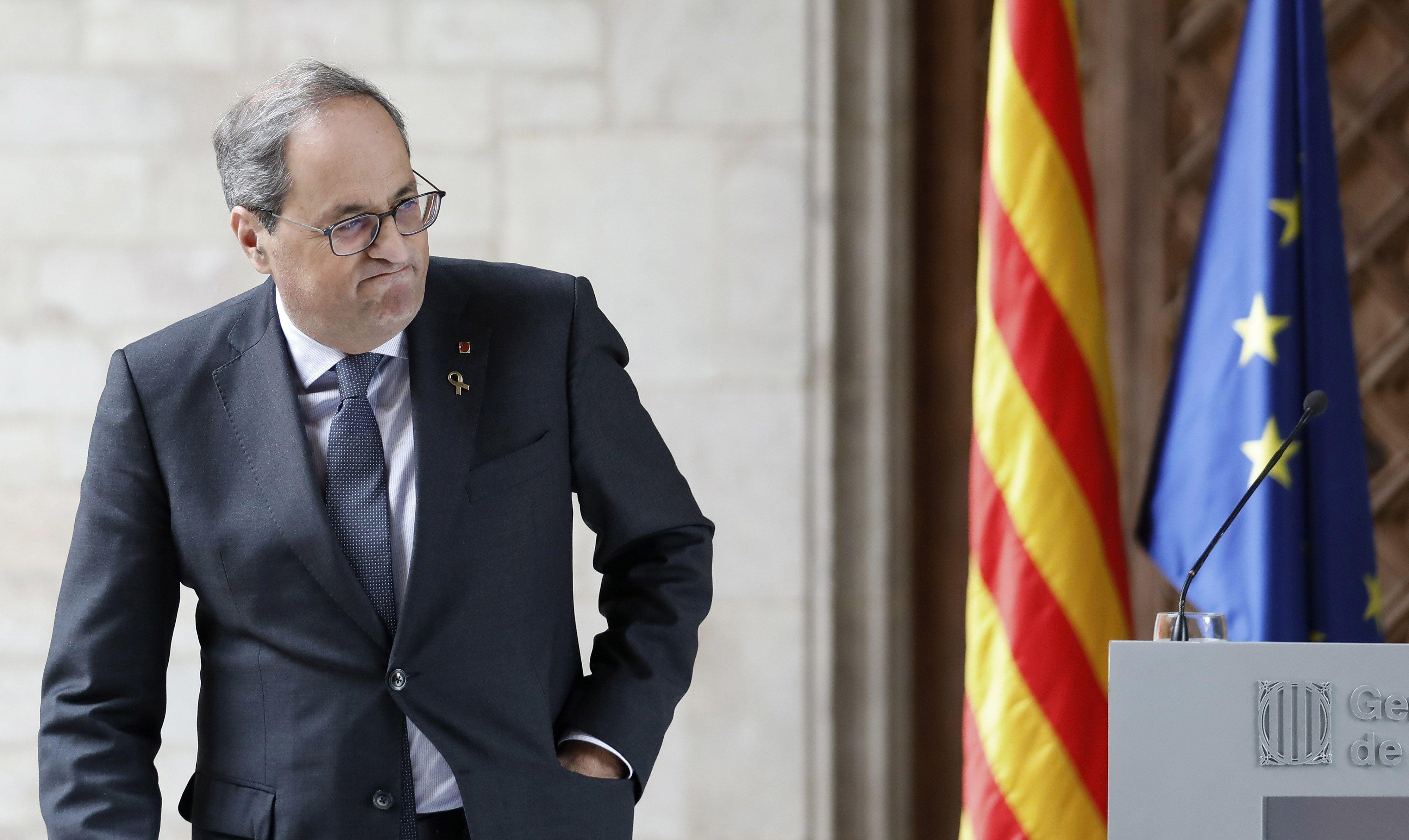 El presidente de la Generalitat, Quim Torra / EFE