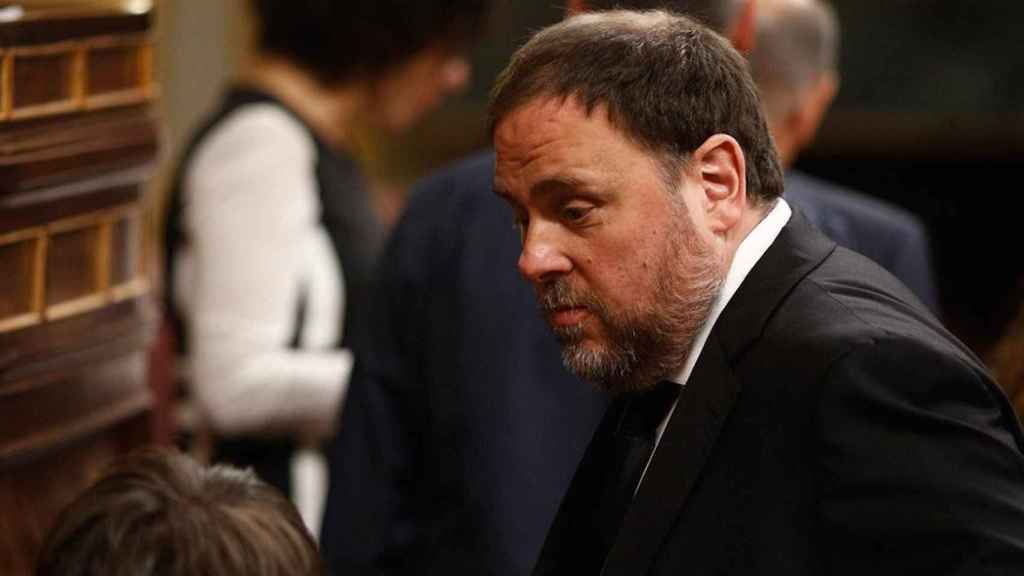 Oriol Junqueras, presidente de ERC, en el Congreso / EP