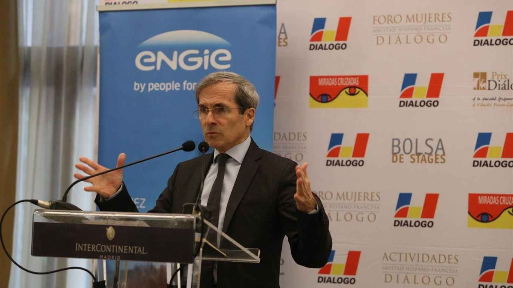 El embajador de Francia, Yves Saint Geours, en una conferencia / EUROPA PRESS