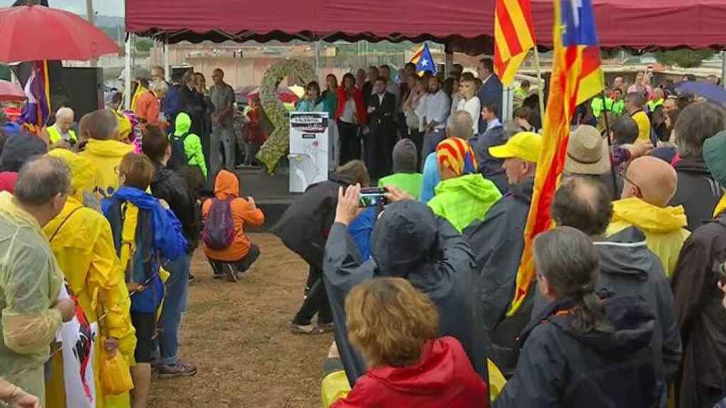 Acto independentista ante la cárcel de Lledoners con motivo del 17A / CCMA