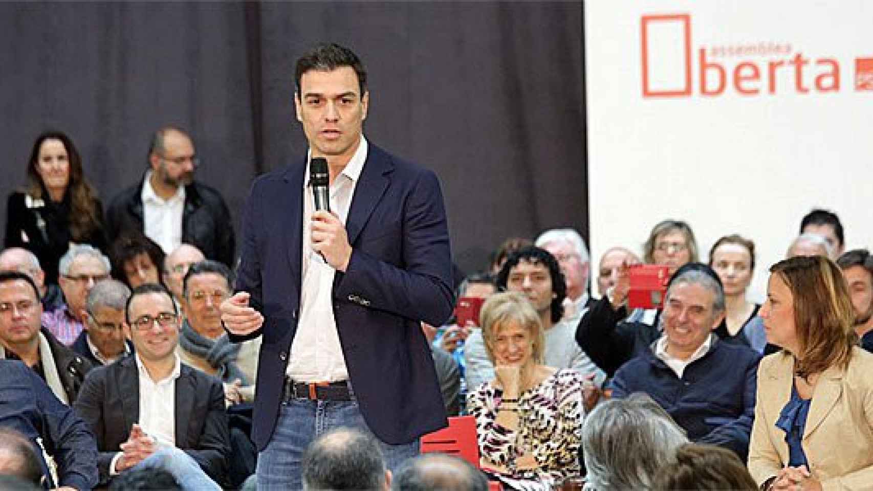 El líder del PSOE, Pedro Sánchez