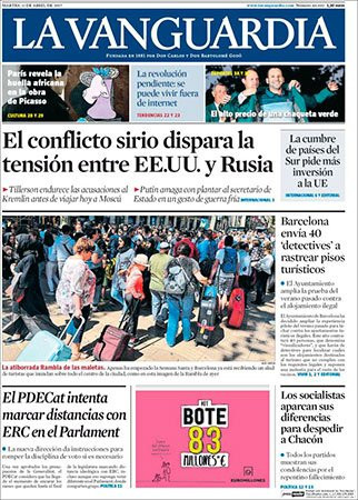 vanguardia portada