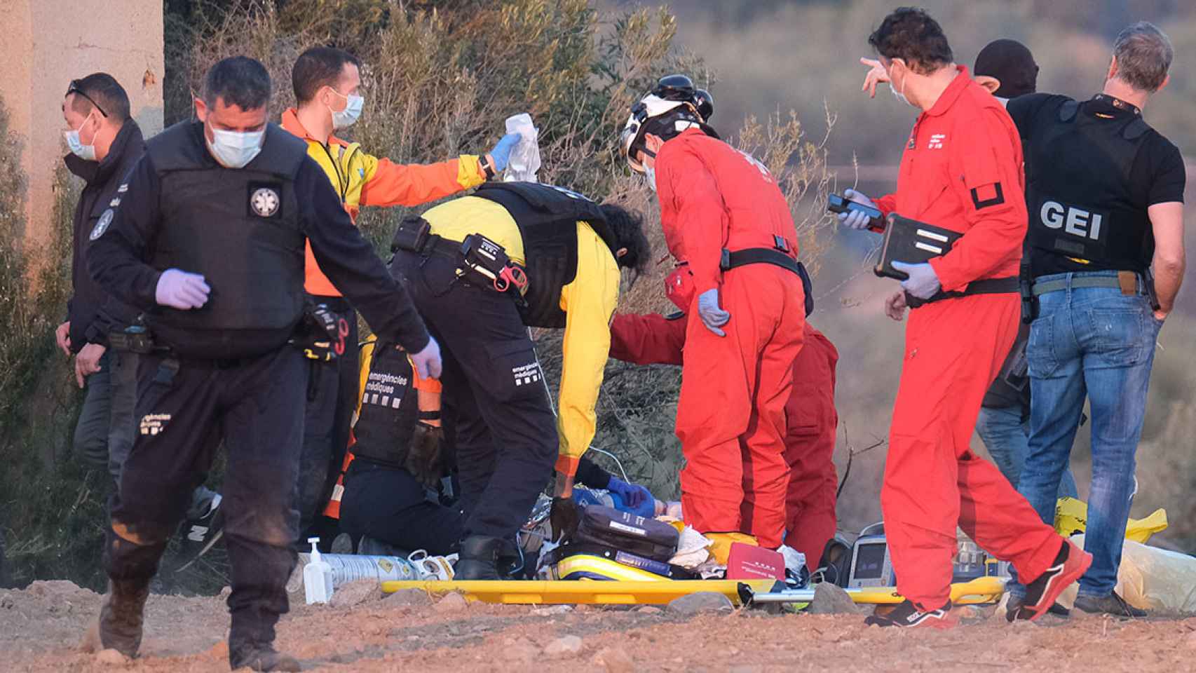 El pistolero de Tarragona quedó tetraplégico tras ser neutralizado por los Mossos d'Esquadra / FABIÁN ACIDRES - EUROPA PRESS