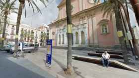 La plaza de les Neus de Vilanova i la Geltrú (Barcelona) / GOOGLE STREET VIEW