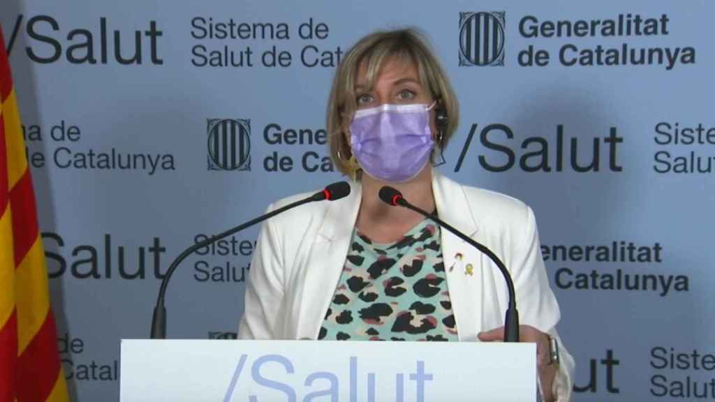 La titular de Salut, Alba Vergés, informa sobre las restricciones en Cataluña / 324