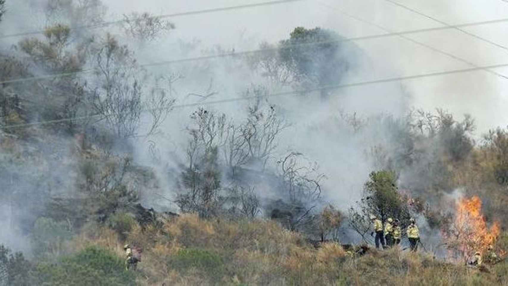 Imagencdel incendio de Sant Fruitós de Bages / CG