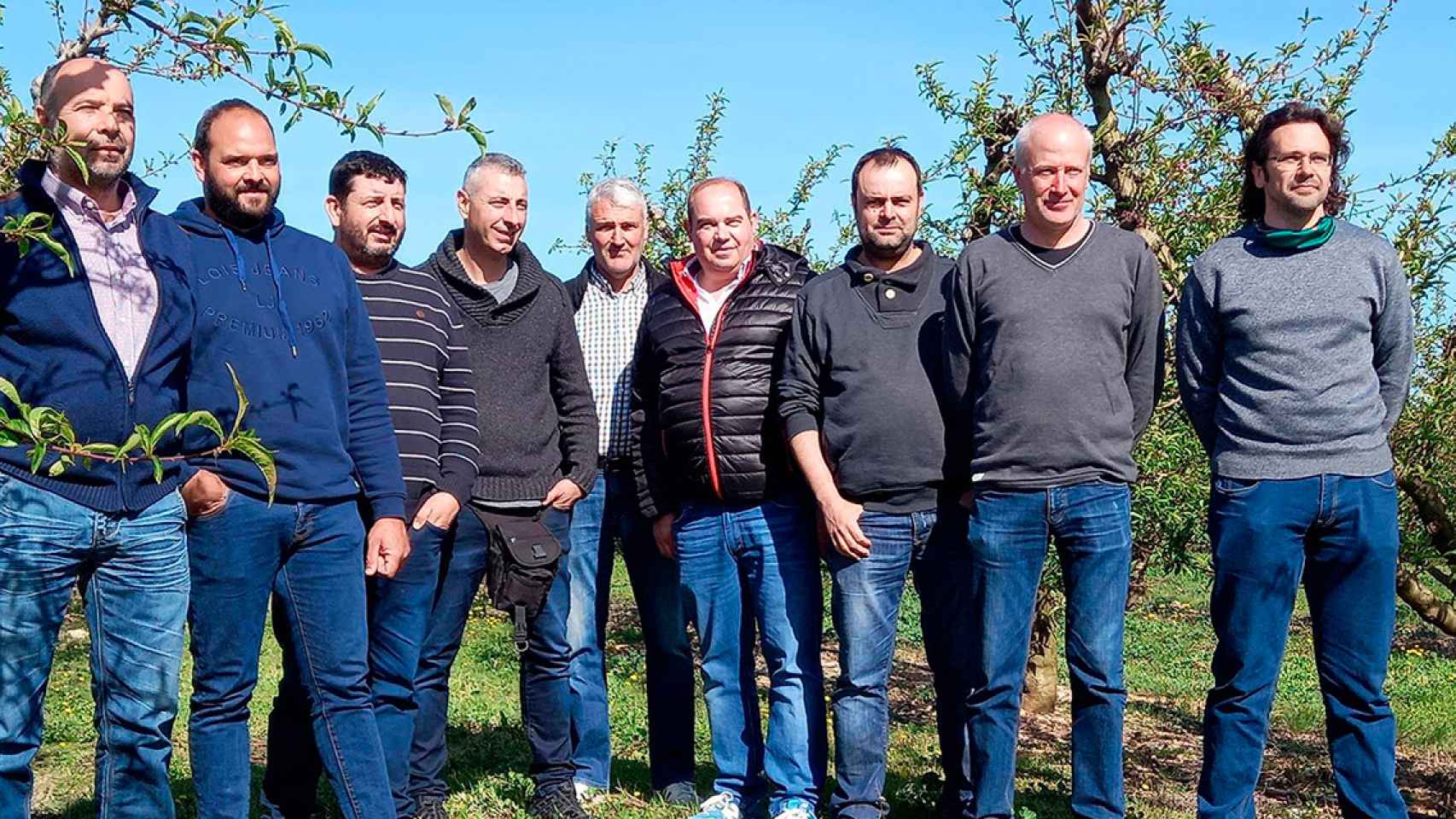 Unió de Pagesos reclama ayudas directas para los daños y pérdidas causadas por las heladas, durante este jueves en rueda de prensa con sus representantes / UNIÓ DE PAGESOS