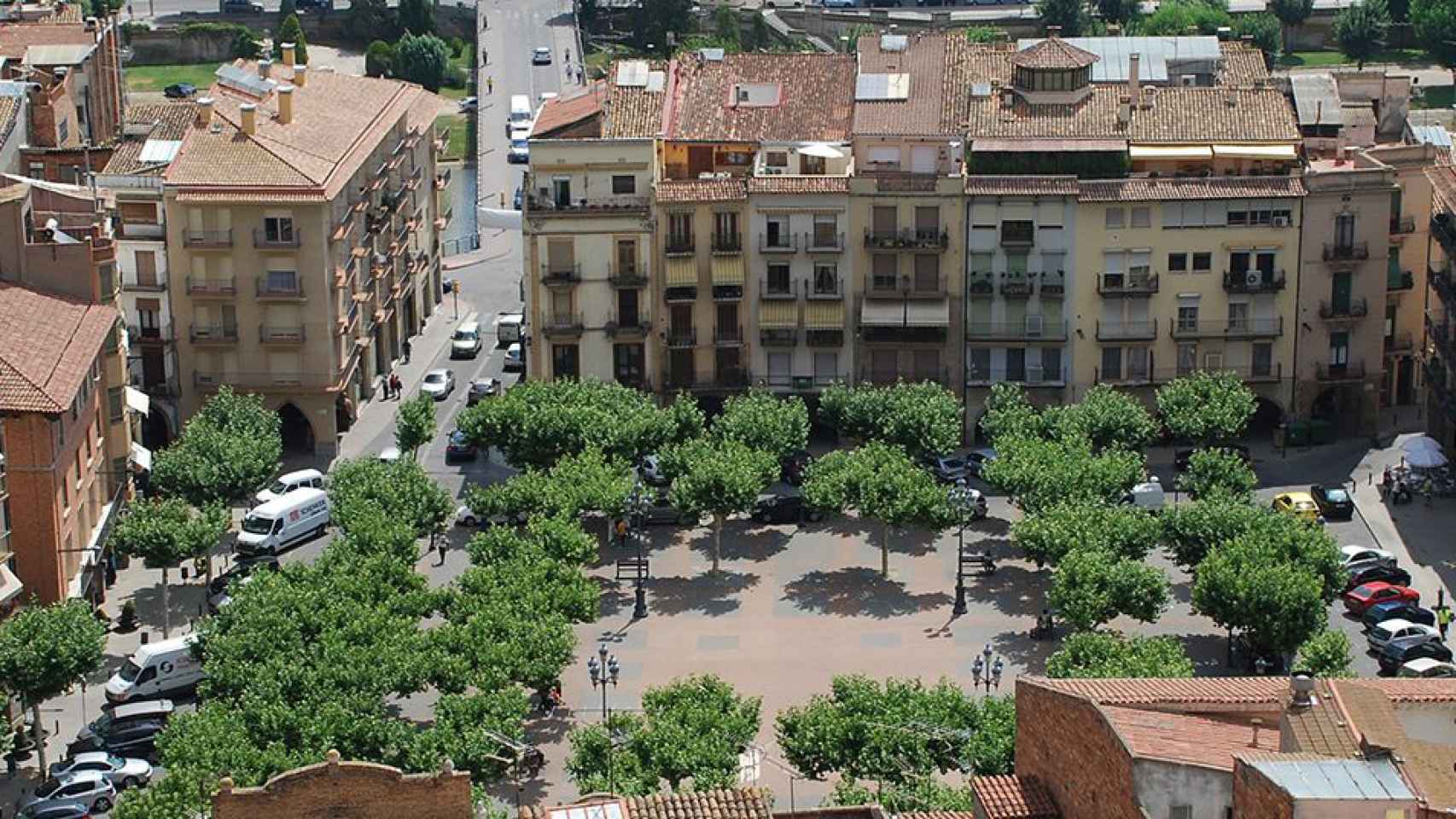 Vista aérea de Balaguer