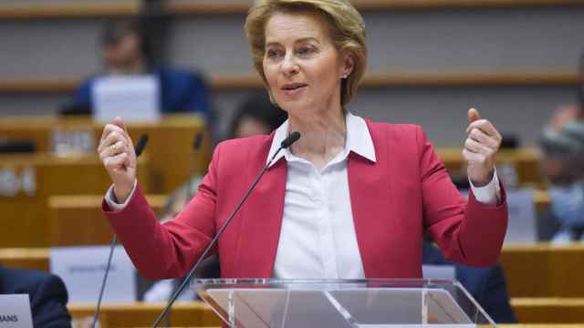 La presidenta de la Comisión Europea, Ursula von der Leyen, explica en el Parlamento el fondo que propone Bruselas / EP