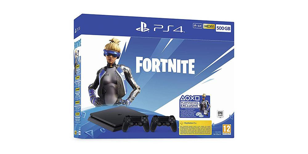 PS4 con el juego Fortnite