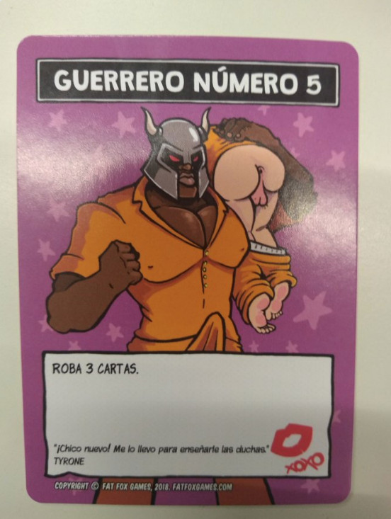 Una de las cartas del juego homófobo / TWITTER