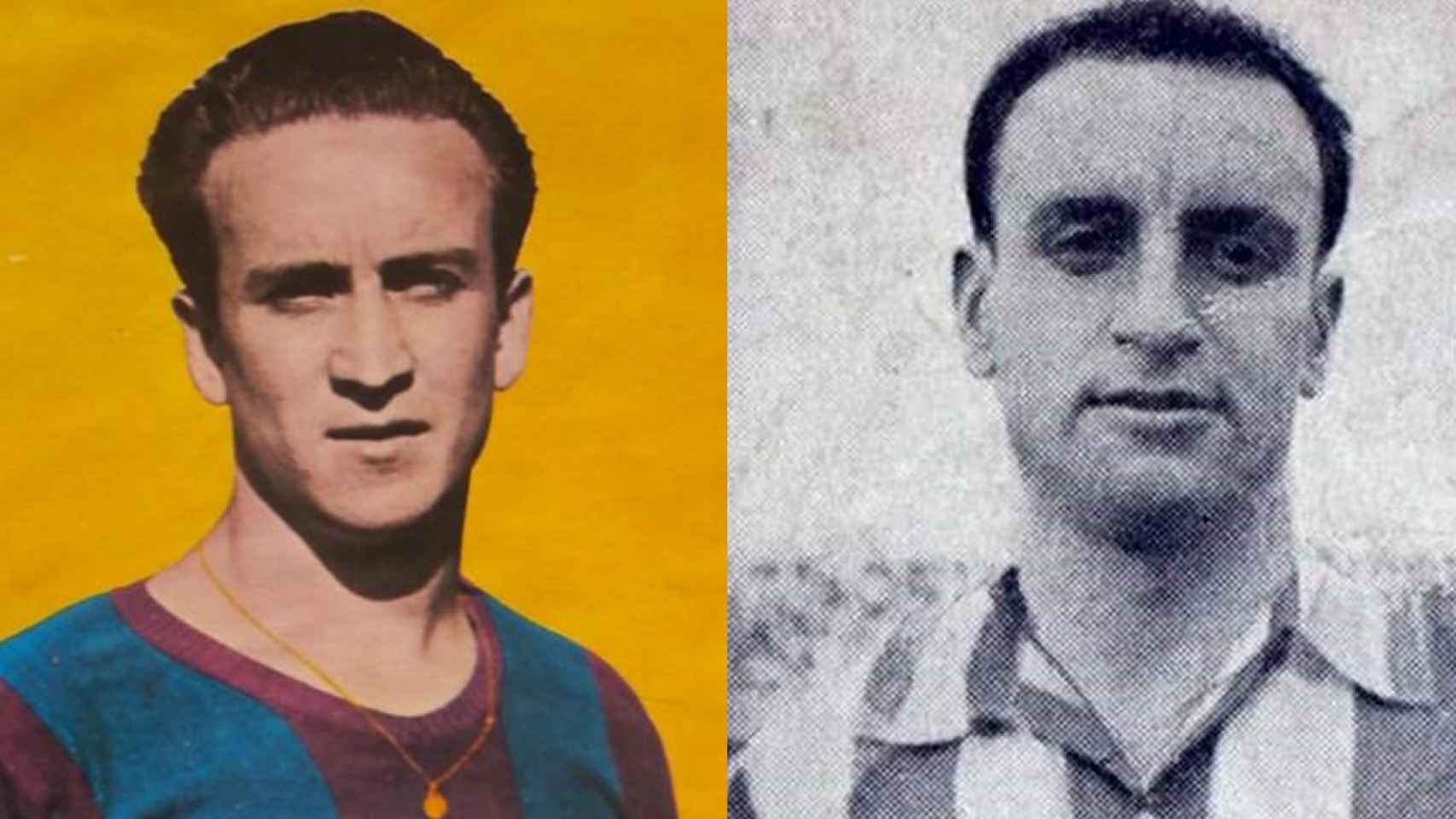 Los hermanos Estanislao (i) y Joaquim Basora (d)