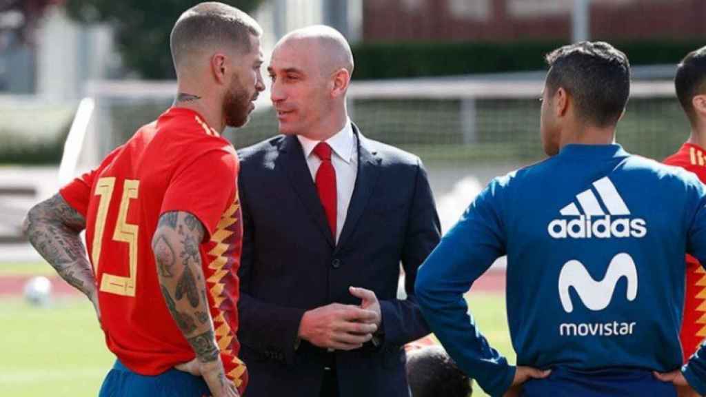 Sergio Ramos y Luis Rubiales / RFEF