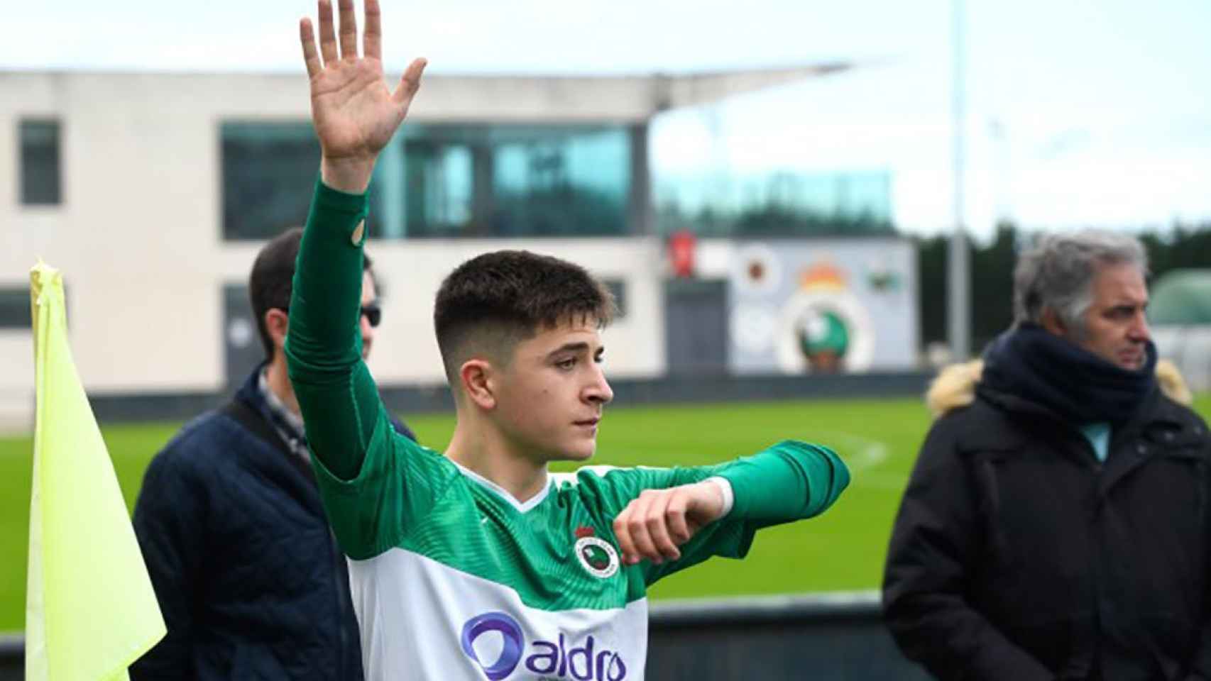 Pablo Torre, juvenil del Racing de Santander / Racing