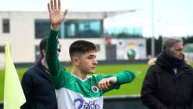 Pablo Torre, juvenil del Racing de Santander / Racing