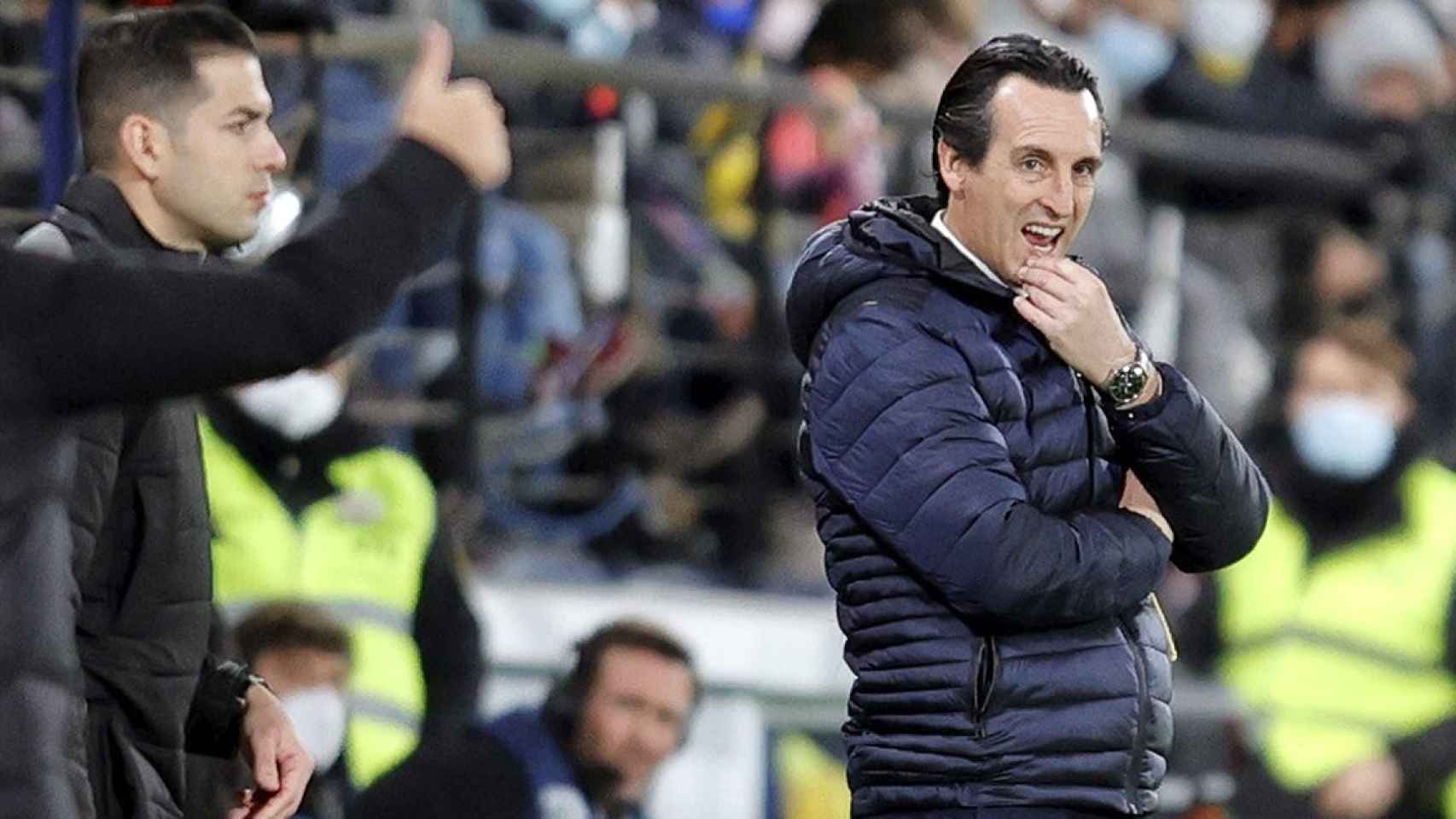 Unai Emery, furioso, por las polémicas arbitrales en el Villarreal-Barça / EFE