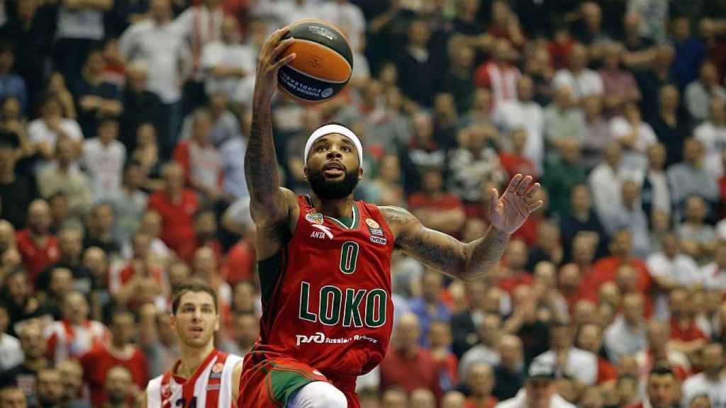 Marcus Delaney jugando con el Lokomotiv / EFE